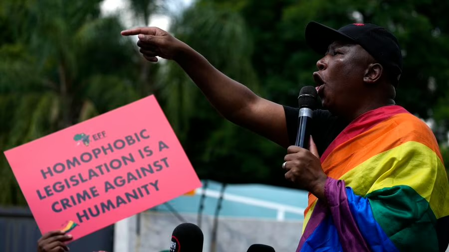 Uganda's legislature recently passed the anti-homosexuality bill. [ THEMBA HADEBE | AP ]